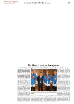 Ein Hauch von Indiana Jones