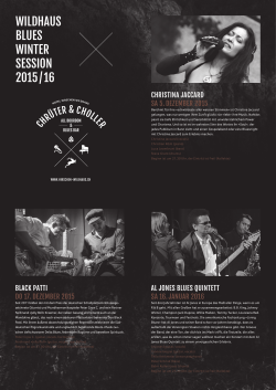 wildhaus blues winter session 2015 / 16