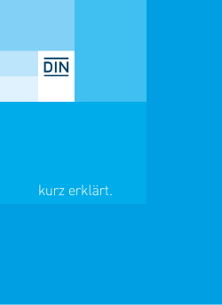 DIN kurz erkl&auml;rt