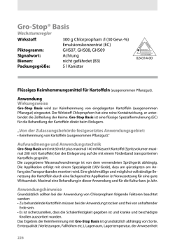 Gro-Stop&reg; Basis - Spiess