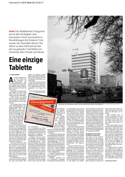 Eine einzige Tablette