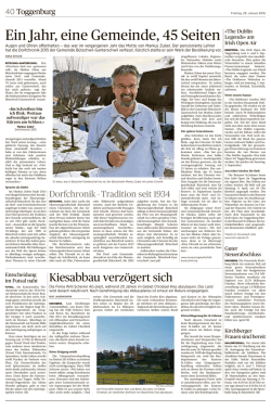 Ein Jahr, eine Gemeinde, 45 Seiten
