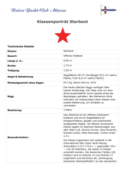 Klassenporträt Starboot