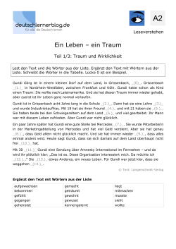 Übung (mit den Lösungen) als PDF - deutschlernerblog – für alle