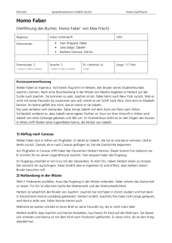 Homo Faber - Sprachenzentrum