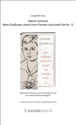 Mein Großvater stand vorm Fenster und trank Tee Nr. 12