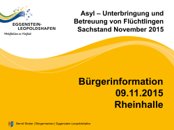 Präsentation 3. Bürgerinformation - Eggenstein