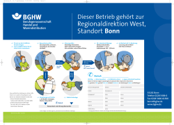 Regionaldirektion West, Standort Bonn