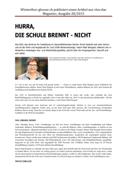 hurra, die schule brennt - nicht