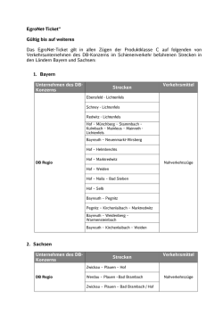 EgroNet-Ticket&ldquo; G&uuml;ltig bis auf weiteres Das EgroNet