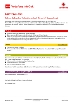 InfoDok 4608: EasyTravel Flat