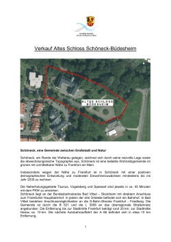 Verkauf Altes Schloss Schöneck