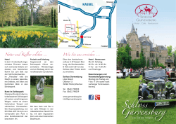 PDF, 508 kb - Schloss Garvensburg