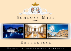 Events auf Schloss Miel