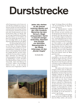 Jedes Jahr sterben an der Grenze zwischen Mexiko und den USA
