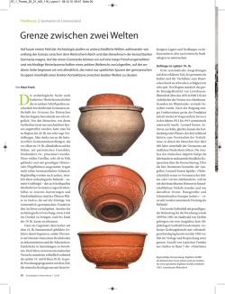 Grenze zwischen zwei Welten - WBG