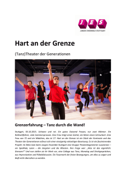 Hart an der Grenze - Junges Ensemble Stuttgart