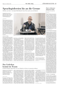 Sprachspielereien bis an die Grenze