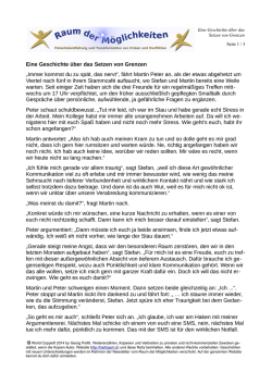 Eine Geschichte &uuml;ber das Setzen von Grenzen