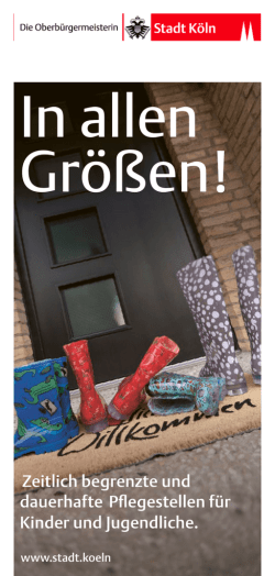 In allen Gr&ouml;&szlig;en - Zeitlich begrenzte und dauerhafte