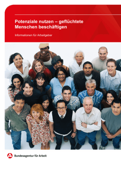 Potenziale nutzen-geflüchtete Menschen beschäftigen