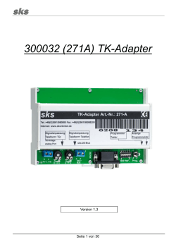 300032 (271A) TK-Adapter - SKS
