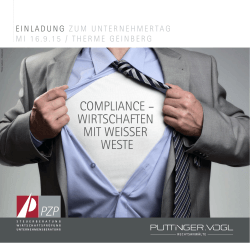 Programm - PZP Steuerberatung GmbH