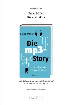 Die mp3-Story - Carl Hanser Verlag