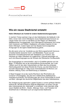 Überregionales Interesse am Hafen Offenbach PDF