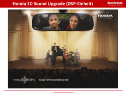Honda 3D Sound Upgrade (DSP-Einheit)