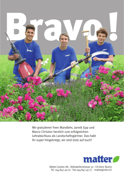 Wir gratulieren Yven Mandlehr, Jannik Epp und
