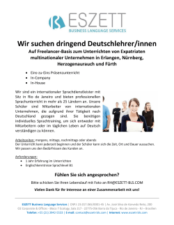 Wir suchen dringend Deutschlehrer/innen Auf Freelancer