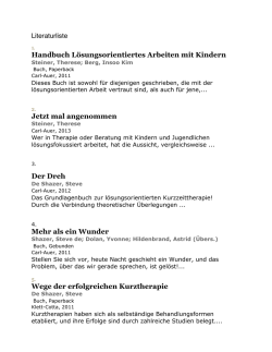 Handbuch L&ouml;sungsorientiertes Arbeiten mit Kindern Jetzt mal