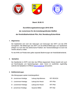 Duf&uuml; M&auml;dels 15-16 - Kreisfu&szlig;ballverband Rendsburg