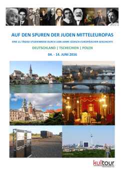 PDF Auf den Spuren der Juden Mitteleuropas