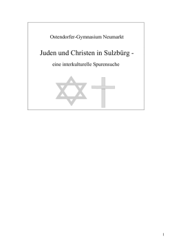 Juden und Christen in Sulzb&uuml;rg -