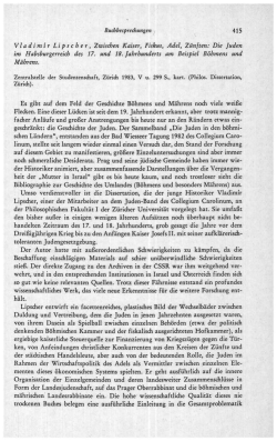 Die Juden im Habsburgerreich des 17. und 18.