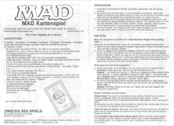 MAD Kartenspiel