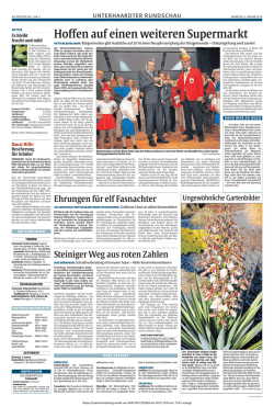 Hoffen auf einen weiteren Supermarkt