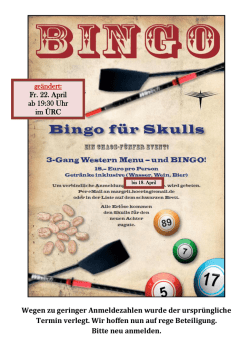 Gourmet Spiele Abend