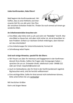 Hinweise zum Unterrichtsbeginn - der St.
