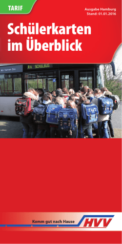 Sch&uuml;ler-Karten im &Uuml;berblick, Ausgabe Hamburg (PDF 0,9 MB