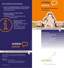 schüler online - Berufskolleg Geilenkirchen