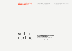 Arbeitsbeispiele Kosmetik / Retusche Vorher