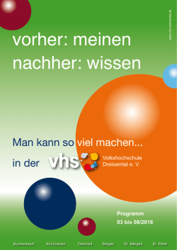 vorher: meinen nachher: wissen