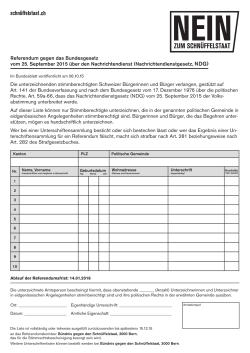 Unterschriftenbogen (pdf, 1 S.)