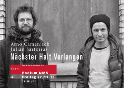 Nächster Halt Verlangen