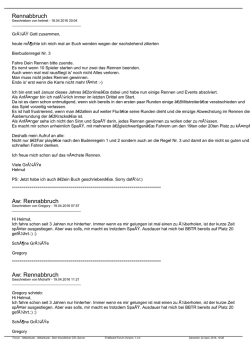 Rennabbruch Aw: Rennabbruch Aw: Rennabbruch