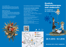 Grulich, Oberammergau und anderswo