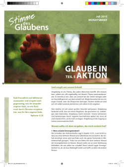 Glaube in Aktion Teil 5